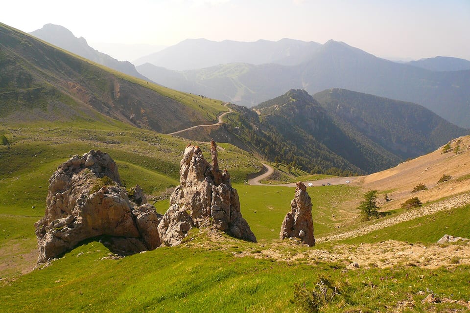 La Colmiane — vue de la station