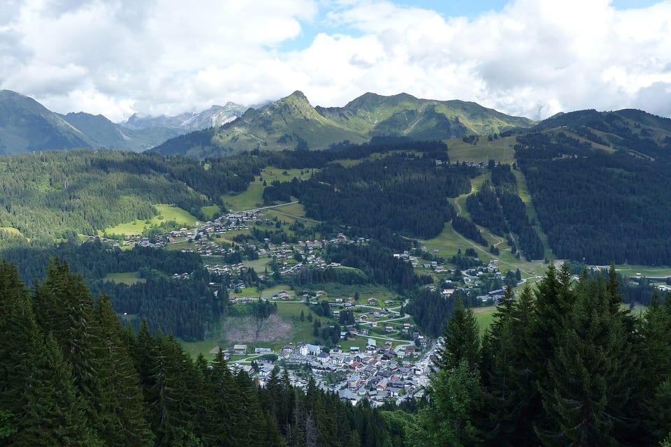 Les Gets — view of the resort