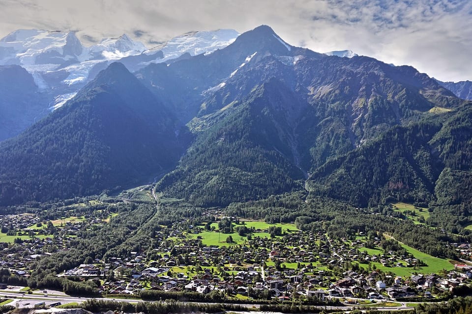 Les Houches — vue de la station